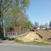 Baustelle an der Wernberger Straße